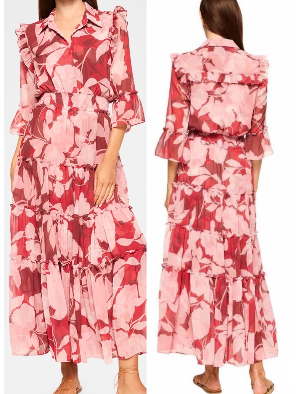 MISA “Pamelina” Floral Maxi Dress